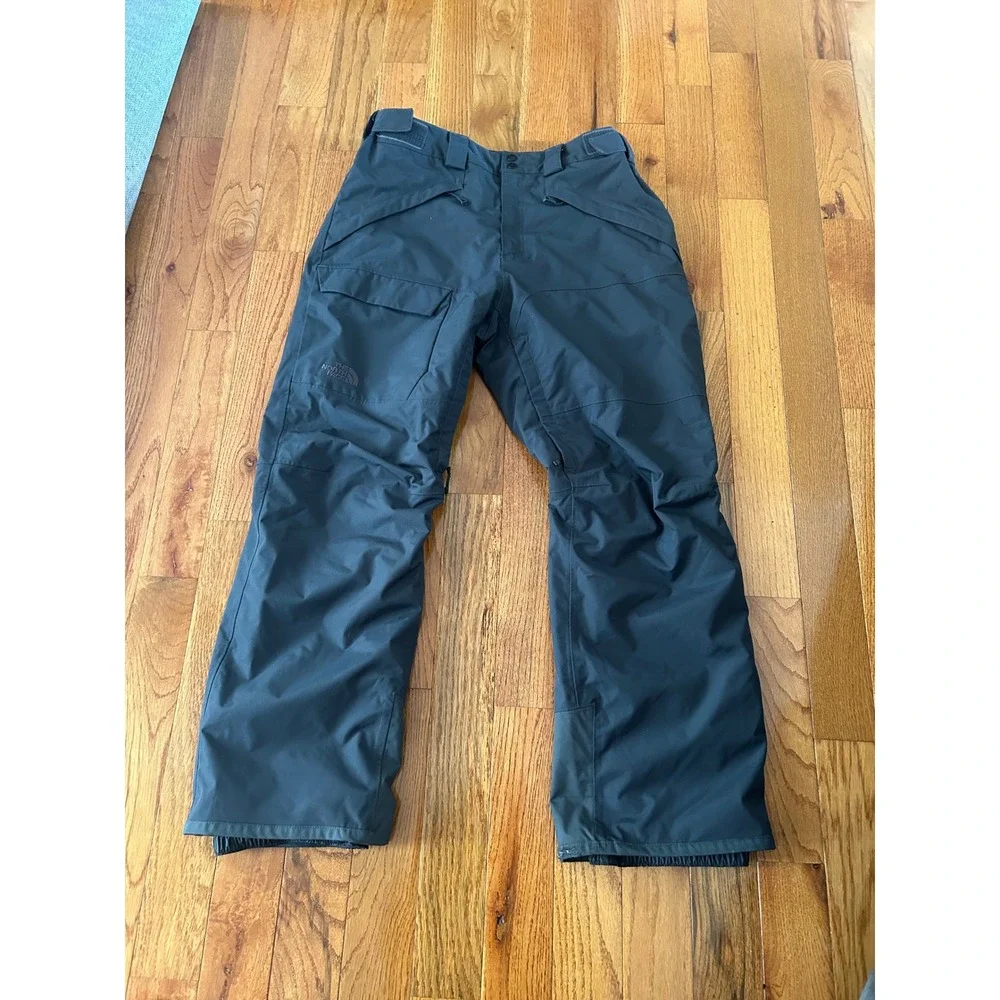 The North Face Freedom Insulated Snow Pants Black Waterproof Ski Snowboard Mens